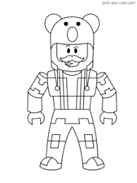 Piggy herself has a scary menacing look. Roblox Coloring Coloringnori Coloring Pages For Kids