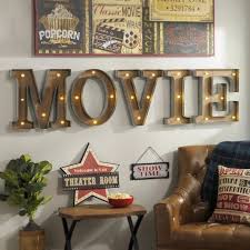 There are 522 cinema themed decor for sale on etsy, and they cost 10,94 $ on average. Home Theater Wall Decorations Novocom Top