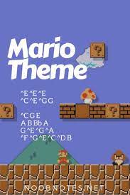 Super Mario Bros Theme Nintendo Music Notes For Newbies Piano Music With Letters Piano Notes Songs Easy Piano Songs