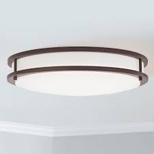 Ceiling light fixtures are the perfect lighting solution for kitchens, bedrooms, hallways and bathrooms. Led Flush Mount Ceiling Light Bronze 17 Inch 3016 90 30 Destination Lighting