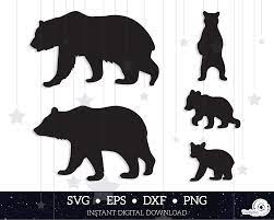 Free Free 326 Cub Silhouette Baby Bear Svg SVG PNG EPS DXF File