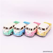 Metalowa Zabawka Rozowe Auto Vw Bus Zabawki Inne Pakamera Pl