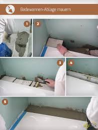 Badewannen Ablage Mauern Anleitung Diybook Badewanne Ablage Badewanne Renovierung Und Einrichtung