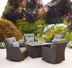 South Dakota 5 Piece Fire Chat Set Patio Decor Fire Pit Chat Set Patio