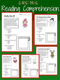 Christmas Reading Comprehension Worksheets Christmas Reading Comprehension Reading Comprehension Christmas Reading