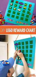 diy reward chart for kids with a built in reward system