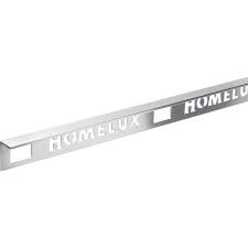 We will return the 100% mould fee while the order of stainless steel. Homelux Stainless Steel Effect Straight Edge Tile Trim 10mm X 2500mm