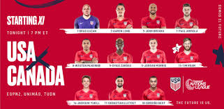 Canada is the most common opponent in. Concacaf Nations League 2019 20 Usa Vs Canada Lineup Schedule Tv Channels