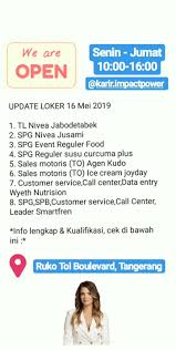Lowongan kerja pt mayora indah tbk tangerang april 2021. Karir Impact Power Pagina Inicial Facebook