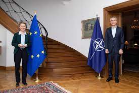På toppmøtet skal leiarane i medlemslanda vedta reformpakken nato 2030, der klimaendringane òg er eit tema. Jens Stoltenberg On Twitter Great Working Dinner With President Vonderleyen The Relationship Between Nato The Eu Is Strong We Are Committed To Continuing Our Close Cooperation In The Future Https T Co O0g91yltoo