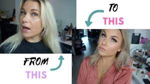 Bleached Brassy Blonde To Natural Blonde At Home Youtube
