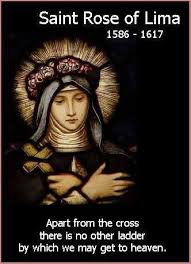 Pin By Rosa Venticinque On Saints And Feast Days In Summer St Rose Of Lima St Rita Of Cascia Catholic Saints