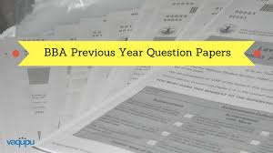 Bba Previous Year Question Papers And Solutions Download Bba Bms Exam