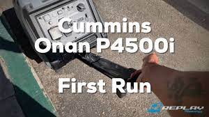 Check spelling or type a new query. Cummins Onan P4500i First Run Youtube