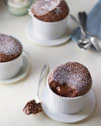 Individual Chocolate Souffles Recipe Recipe Desserts Souffle Recipes Individual Desserts