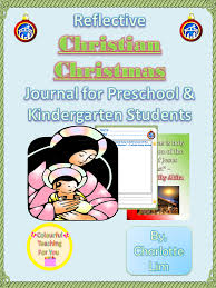 Christian Chritmas Reflection Journal For Prek K Students Christmas Reflections Math Center Activities Language Arts Elementary