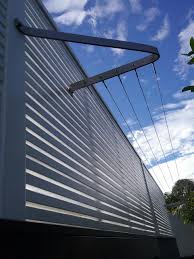 V Bracket 5 Line Clothesline Next To The Pool Fence Love It For Life Clothes Line Outdoor Laundry Area Outdoor Clothes Lines