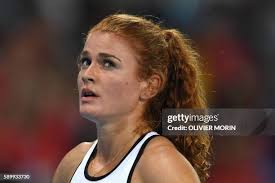 Barbados' Akela Jones competes in the Women's Heptathlon Long Jump... News  Photo