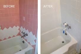 Sheen worn out by daily traffic in bathroom. Ceramic Tile Refinishing From Start To Finish Maryland Tub Tile