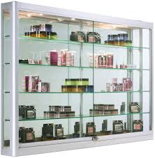 A curio cabinet is the perfect way to spruce up a drab corner in a room. Illuminated Wall Cabinets Tempered Glass