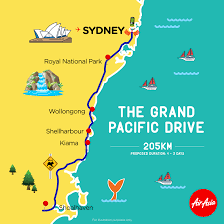 The Grand Pacific Drive 205km Proposed Duration 1 3 Days Travel Guide Kiama Wollongong