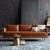 Leather Couch Black