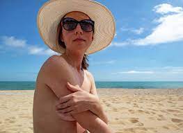 Young Girl On Nude Beach In Spain Art Print by Cavan Images - Fine Art  America