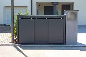 Mullbehalterschrank Styleout Blank Mulltonnenbox Metallturen Mulltonnenverkleidung