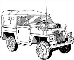 land rover lightweight series defender coloriage minigolf