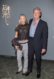The rocky iv hunk proposed to the blonde bombshell personal. Dolph Lundgren Eschews His Hollywood Hard Man Image With Daughter Ida Daily Mail Online