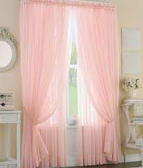 Sheer Voile Curtains In Soft Pink Filters Light Through Your Windows From Country Curtains Curtains Country Curtains Pink Curtains