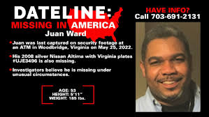 Sister hoping for safe return of Fairfax County man Juan Ward who  disappeared in May 2022