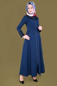M S W Flok Desen Ferace Msw8174 Indigo Basortusu Modasi Moda Stilleri Kiyafet