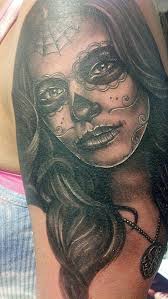 Day of the dead tattoo by Steven Tefft