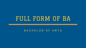Maybe you would like to learn more about one of these? Full Form Of Ba Courses Colleges And Career Opportunities
