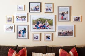Picture frame wall that won't break the budget. How To Create A Wall Collage Of Picture Frames Frame It Easy