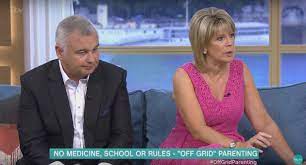 They left every morning on the . This Morning S Viewers Divided By Off Grid Parenting Segment After 1 Year Old Child Wees In The Studio