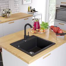 Maybe you would like to learn more about one of these? Vidaxl Granite Kitchen Sink Single Basin Black Black