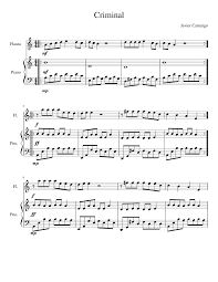 Britney spears — criminal (varsity team radio edit) (www.musicprime.ru) 04:24. Criminal Britney Spears Flute Piano Sheet Music For Piano Flute Solo Musescore Com