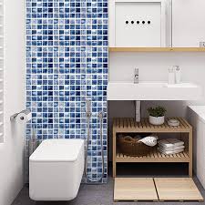 Ginsey home solutions ginsey soft padded plastic hinges, coastal blue round toilet seat, other. 3d Simulation Wall Sticker European Style Ceramic Tile Blue Lattice Bathroom Decor Kitchen Oil Proof Stickers Wall Decor Wall Stickers Aliexpress