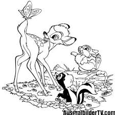 Ausmalbilder Bambi Disney Coloring Pages Cartoon Coloring Pages Abc Coloring Pages
