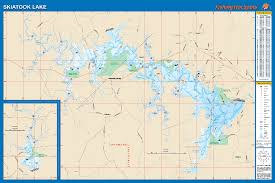 skiatook lake fishing map