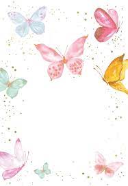 Magical Butterflies Birthday Invitation Template Free Greetings Island Butterfly Birthday Invitations Butterfly Invitations Butterfly Birthday