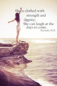 She is clothed in strength and dignity, christian bible quote journal, 8.5x11 in,110 pages mixed of 90p line ruled 20p dotted grid,: She Is Clothed With Strength And Dignity She Can Laugh At The Days To Come Proverbs 31 25 Quotes