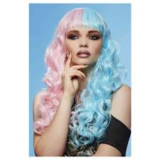Santa with an angel on blue glass christmas tree topper 11 inches. Manic Panic Manic Panic Wig Cotton Candy Angel Siren Blue Pink Attitu