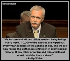 Animal extinctions may be caused by natural occurrences such as climatic heating or cooling or changes in sea levels. Vegan Philanthropist Philip Wollen An Inspiring And Powerful Speech Animal Activism Vegan Quotes Why Vegan