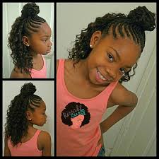 Girls Crochet Braids Style Freetress Deep Twist Kids Braided Hairstyles Crochet Braids Hairstyles For Kids Natural Hair Styles