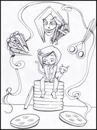 Introduce your child to world places and cultures with geography coloring pages. Printable Coloring Pages For Kids Coraline 3 Coloring Books Coloring Pages Coraline Art