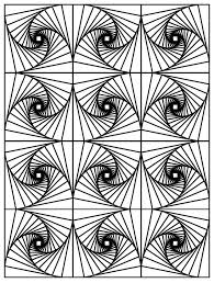 1.58 mb, 2114 x 2909. Coloring Pages For Adults Optical Illusion Printable Free To Download Jpg Pdf