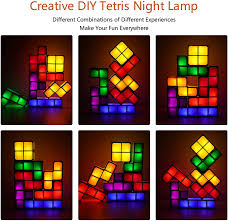 We may earn commission on some of the items you choose to buy. Buy Night Light For Kids Veeki Stackable Led 7 Colors 3d Puzzles Night Light Induction Interlocking Desk Lamp Diy Tangram Light Blocks Puzzles Lamp For Kids Teens Bedroom Us Plug Online In